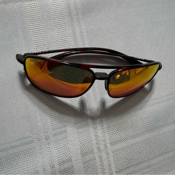 Maui Jim Black Sunglasses with Orange Lenses‎ main image 8